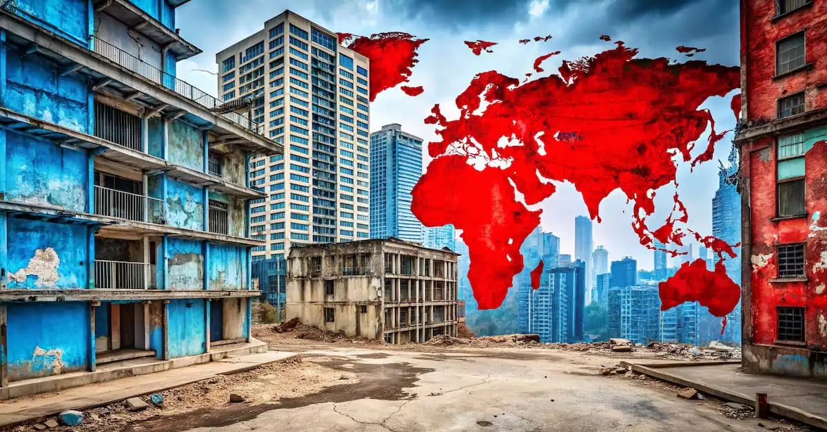 The different worlds of wealthy nations and developing countries