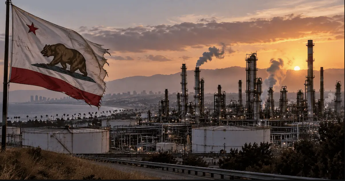 California is falling into an unrecoverable deficit of refineries