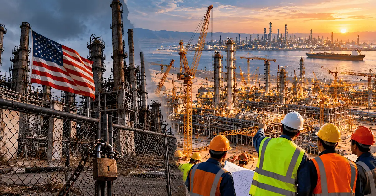 America closes refineries while the rest of the world races to build them
